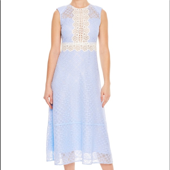 Sandro light blue floral dress - Picture 2 of 5
